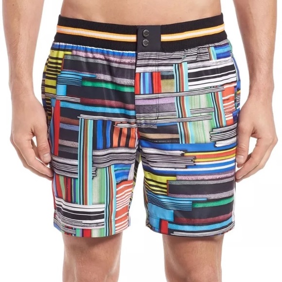 robert graham swim trunks